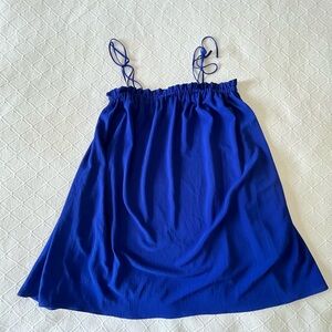 Show Me Your MuMu Vibrant Blue Spaghetti Strap Dress